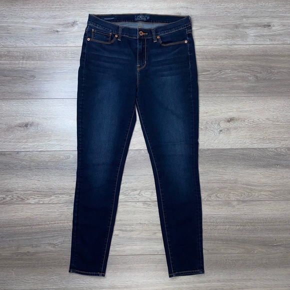 Lucky Brand Brooklyn Skinny Dark Wash Jeans 10/30 - Picture 12 of 13